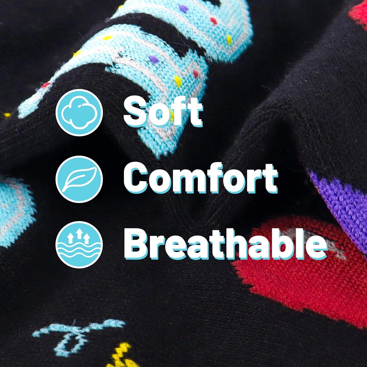 imageMoyel 21st 13th Birthday Gifts for Him Mens Fun Funny Socks Cool 13 21 Year Old Birthday Gifts for Him Men Gift IdeasMulticolor 13th Birthday Boy 01