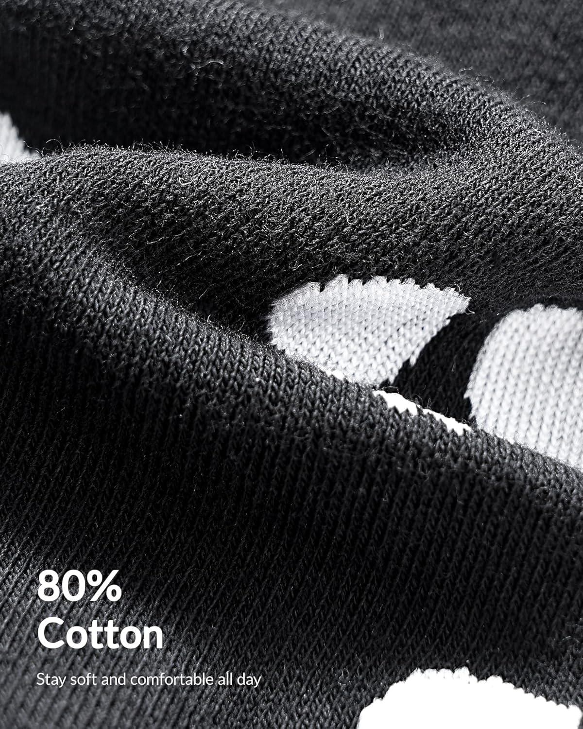 imageMoyel 3Pack Glow in The Dark Halloween Socks for Men Ghost Bat Skeleton Socks Scary Spooky Horror Halloween Gifts for Adults Basket Stuffers Fun Party Favors Supplies Costumes Funny Cute