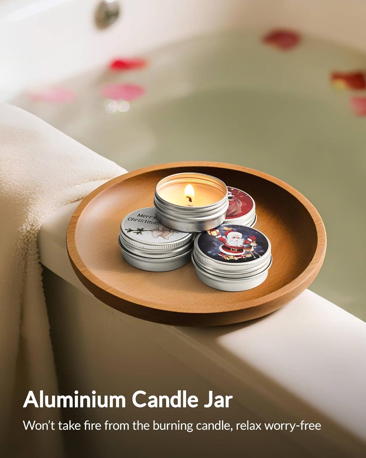 imageMoyel Christmas Candles Advent Calendar 2025 Fun 24 Day Scented Candles Advent Calendars for Women Adults Funny Christmas Countdown Gifts for Mom Wife Girlfriend Teacher