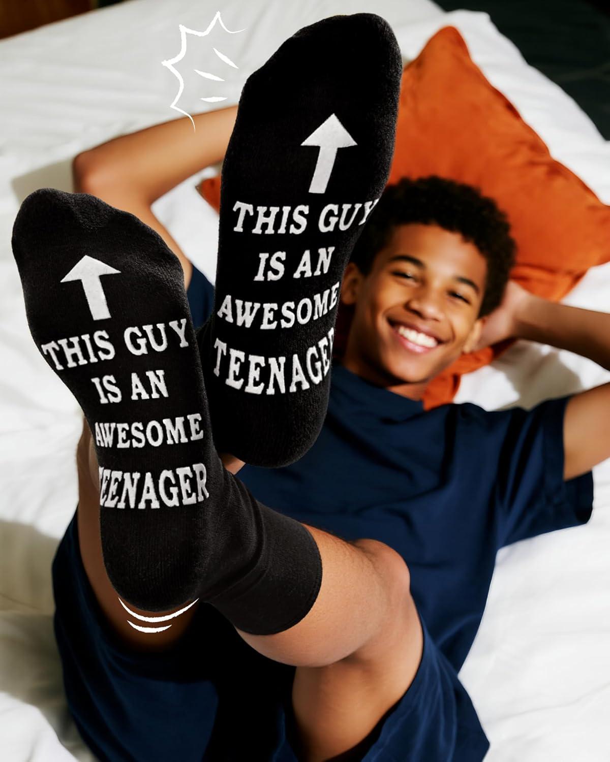 imageMoyel Dad Gifts from Daughter Son Cool Gifts for Dad Christmas Dad Birthday Gifts Gift Ideas Funny SocksBlack Teenage