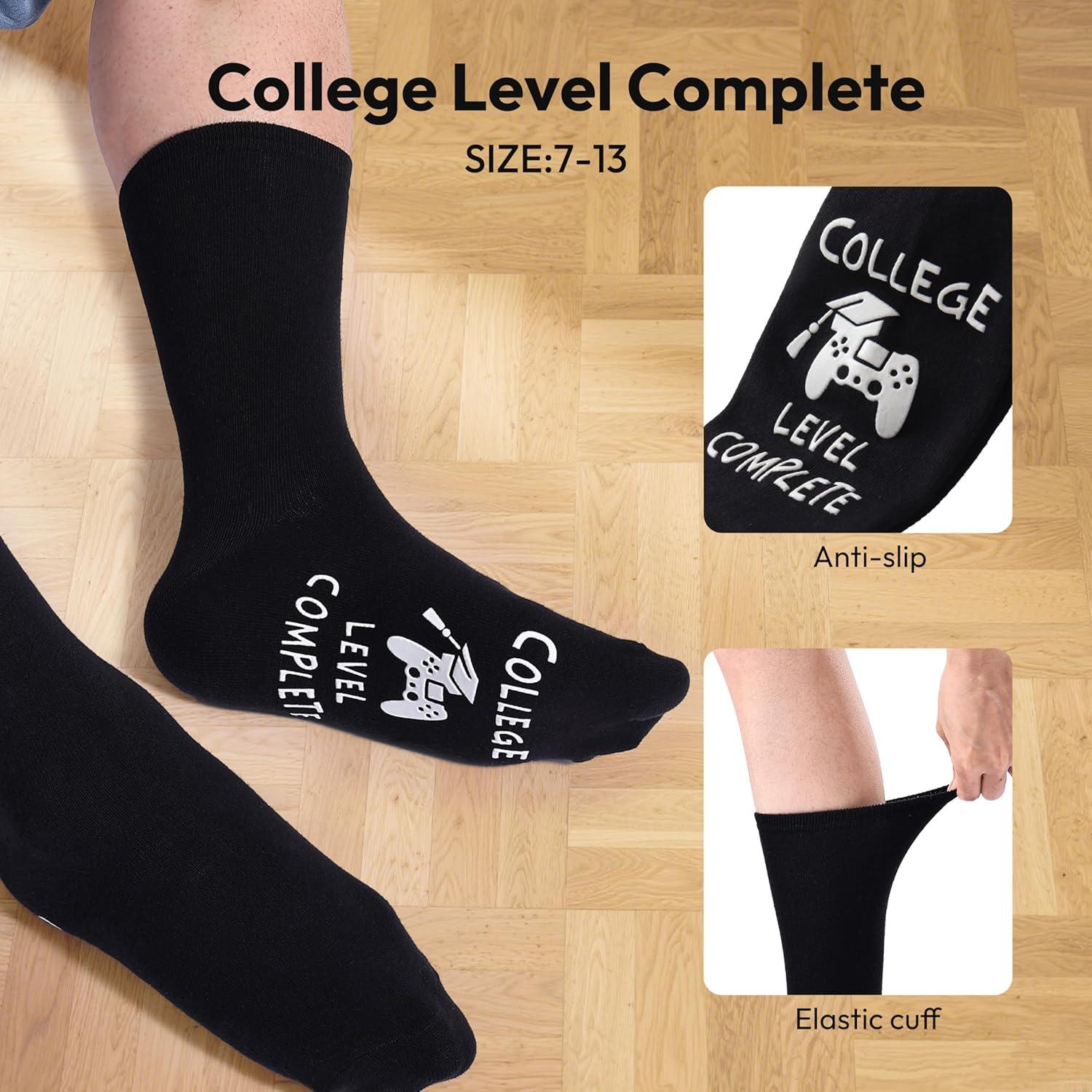 imageMoyel Dad Gifts from Daughter Son Cool Gifts for Dad Christmas Dad Birthday Gifts Gift Ideas Funny SocksBlackcollege Graduation