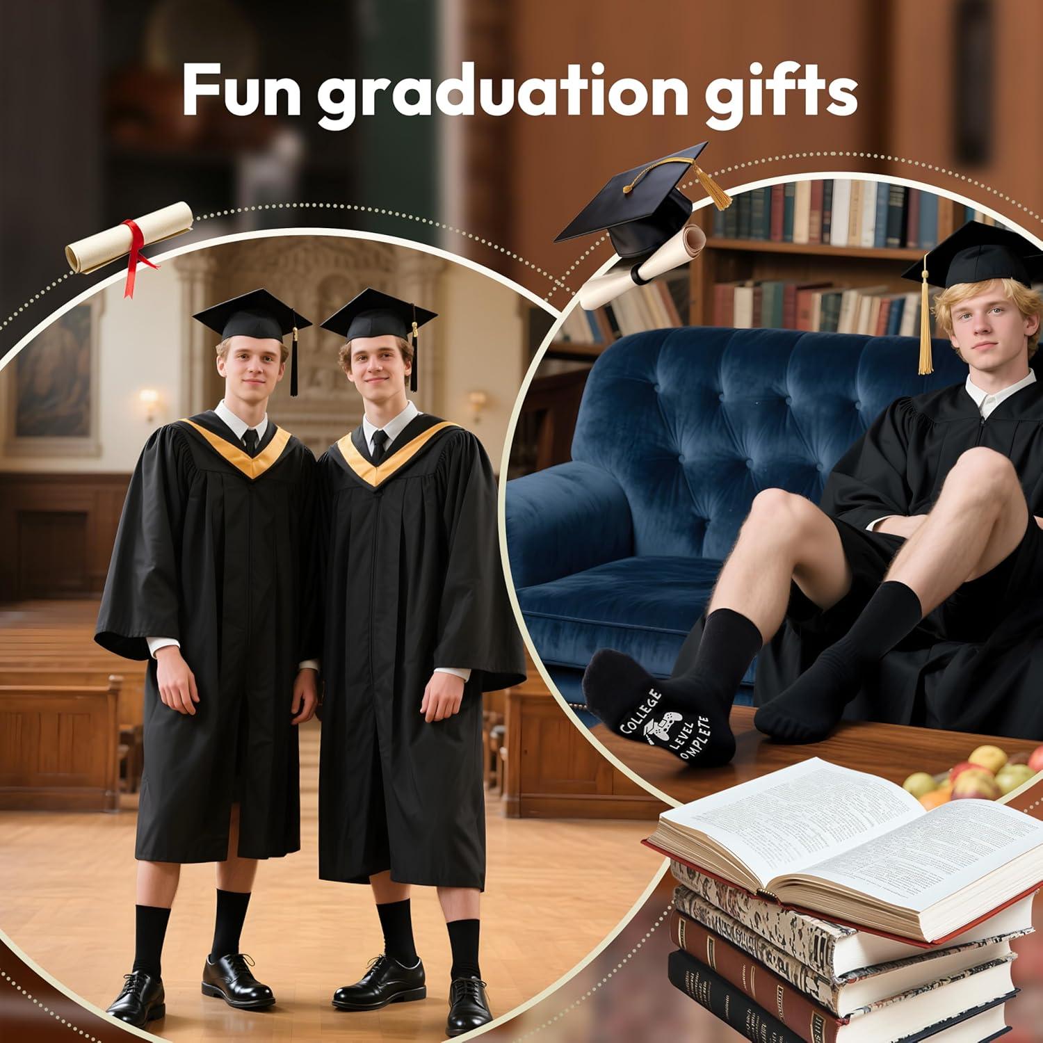 imageMoyel Dad Gifts from Daughter Son Cool Gifts for Dad Christmas Dad Birthday Gifts Gift Ideas Funny SocksBlackcollege Graduation