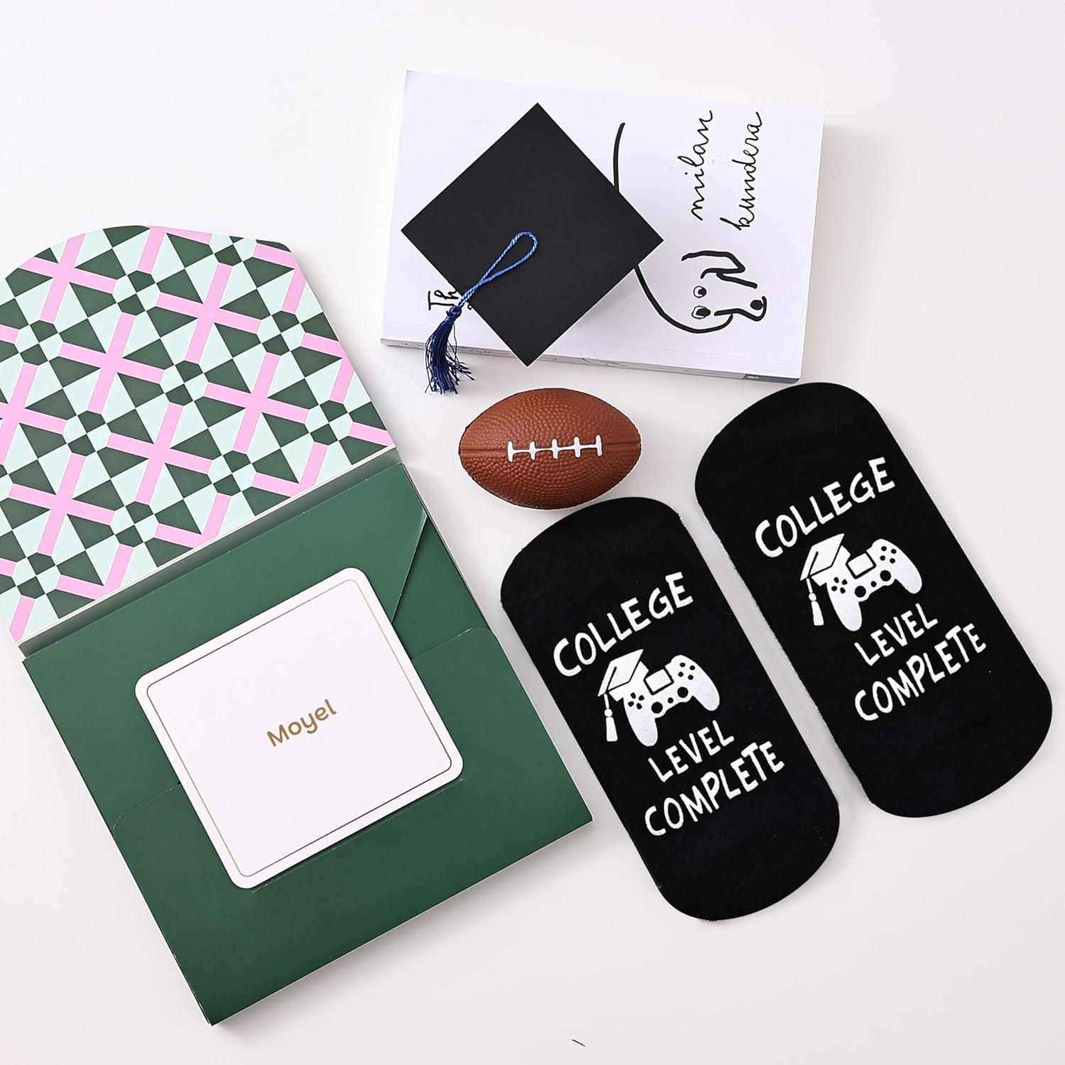 imageMoyel Dad Gifts from Daughter Son Cool Gifts for Dad Christmas Dad Birthday Gifts Gift Ideas Funny SocksBlackcollege Graduation