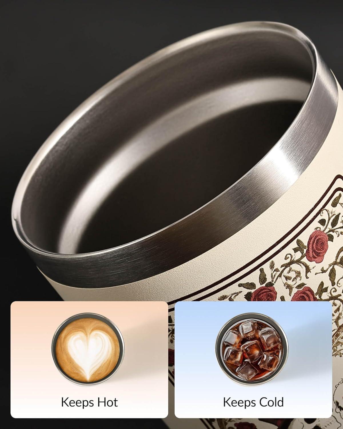 imageMoyel Gifts for Her Girlfriend Birthday Gift ideas Romantic Present for Wife Couples on Chirstmas Valentines Day Anniversary 20 Oz Coffee Travel Tumbler for Womenmulticolorcouples