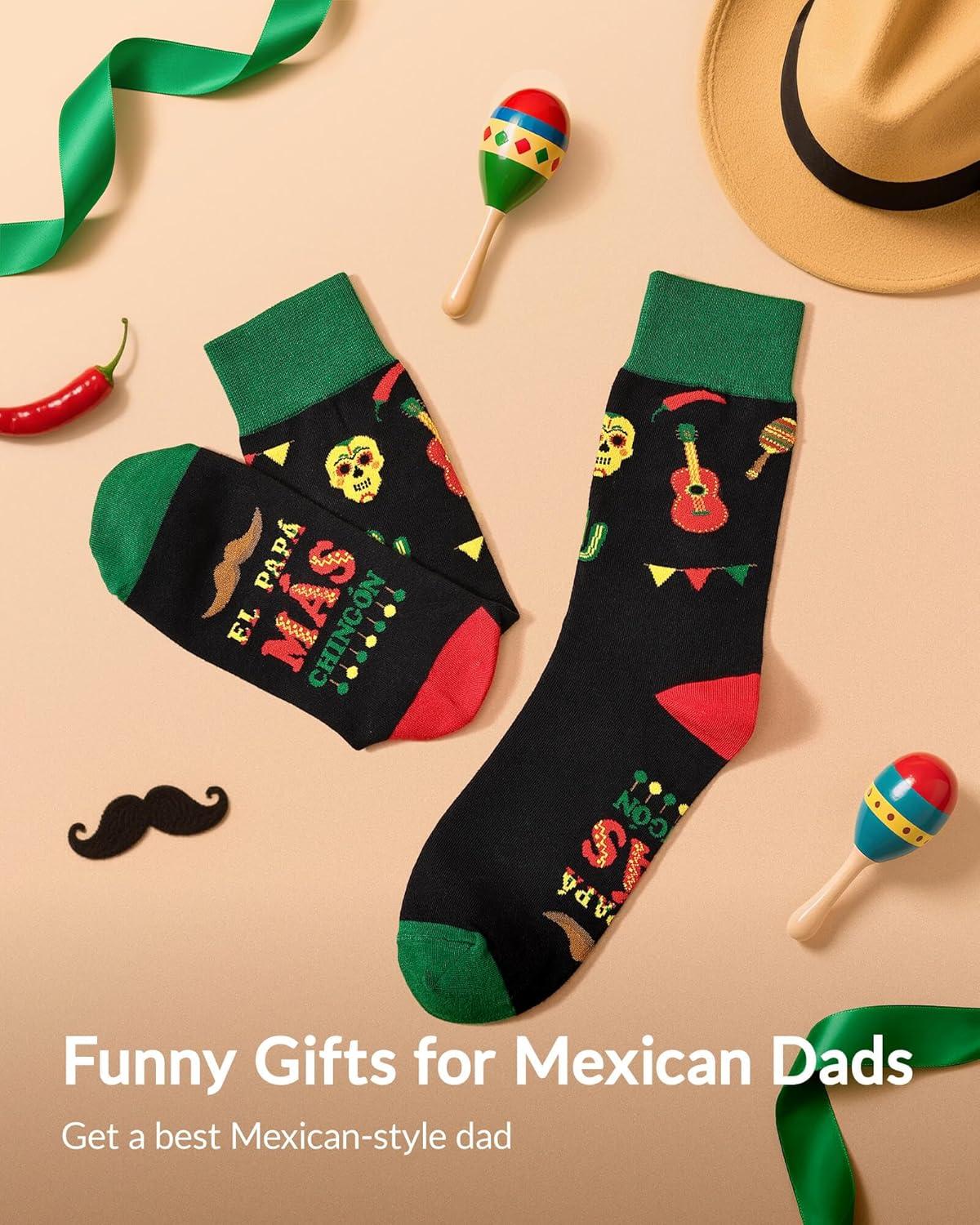 imageMoyel Husband Boyfriend Gift Ideas Funny Cool Socks for Men Romantic Gifts for Anniversary Valentines Day BirthdayMulticolor Papa