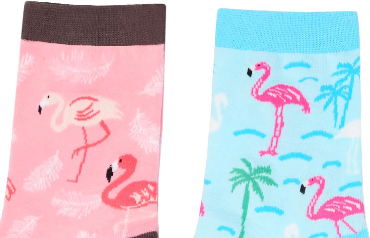 imageMoyel Socks Women 5 Pairs of Funny Cute Socks Gifts for Women01flamingo Socks5 Pairs