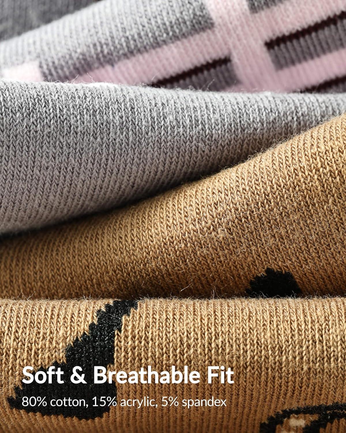 imageMoyel Socks Women 5 Pairs of Funny Cute Socks Gifts for WomenMulticolor Horse