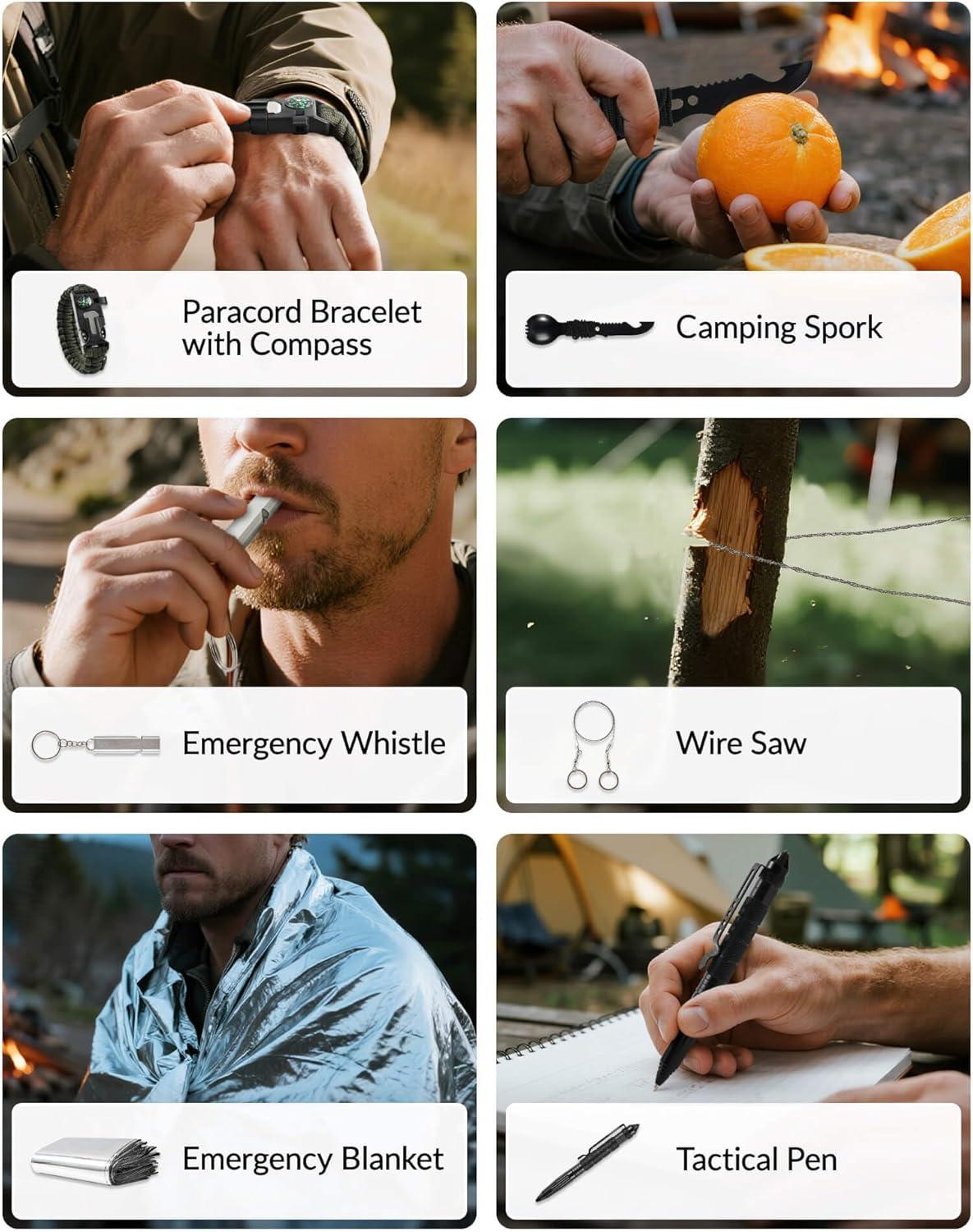 imageMoyel Survival Advent Calendar 2025 for Men 24Day Christmas Countdown Survival Tools Calendar for Adults and Teen Boys Christmas Outdoor Adventure Gifts for Dad Boyfriend Husband SonAdvent CalendarSurvival