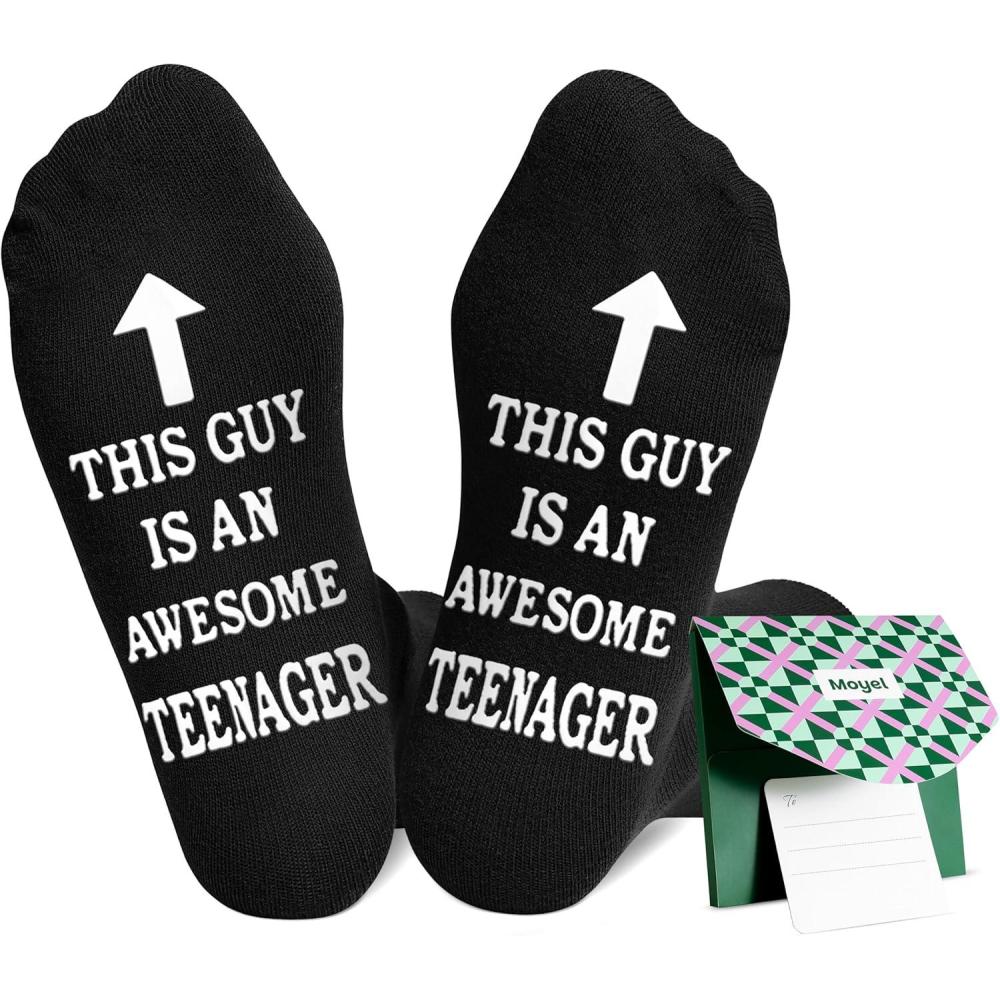 imageMoyel Dad Gifts from Daughter Son Cool Gifts for Dad Christmas Dad Birthday Gifts Gift Ideas Funny SocksBlack Teenage