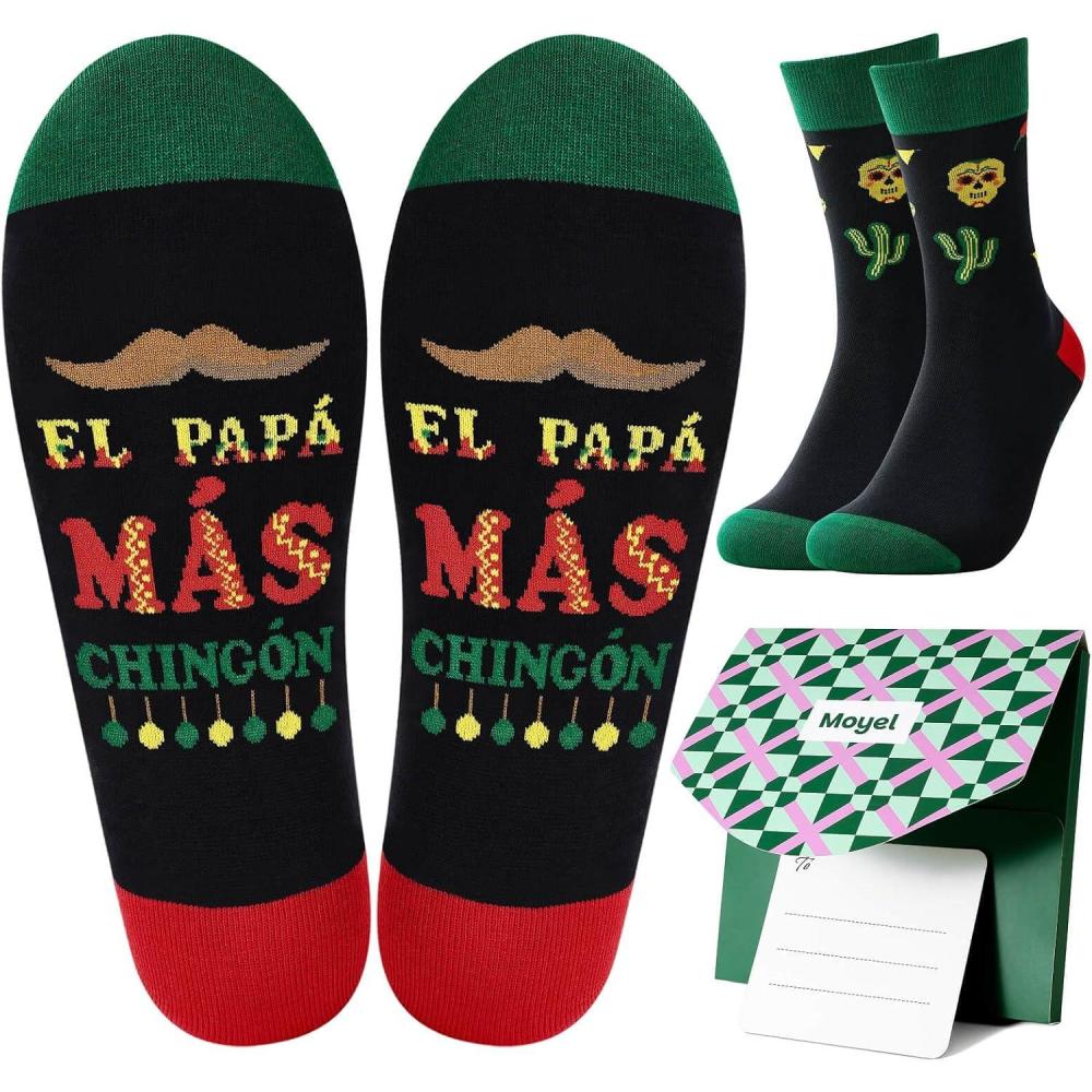 imageMoyel Husband Boyfriend Gift Ideas Funny Cool Socks for Men Romantic Gifts for Anniversary Valentines Day BirthdayMulticolor Papa
