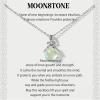 imageMoyel Moonstone Necklace Firefly Moonstone Jewelry for Women Birthstone Pendant Necklace Inspirational Gift for Women New Beginnings Graduation and Retirement Gift