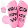 imageMoyel Women Reading Socks Book Lovers Gifts Fluffy Fuzzy Slipper Warm Cozy SocksPink Women