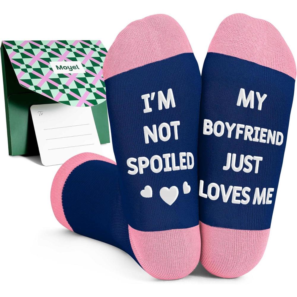 image:imageMoyel Funny Socks for Mom Women Perfect Gifts for Women on Birthday Christmas Mothers Day Easter from SonDaughterMulticolor Girlfriend