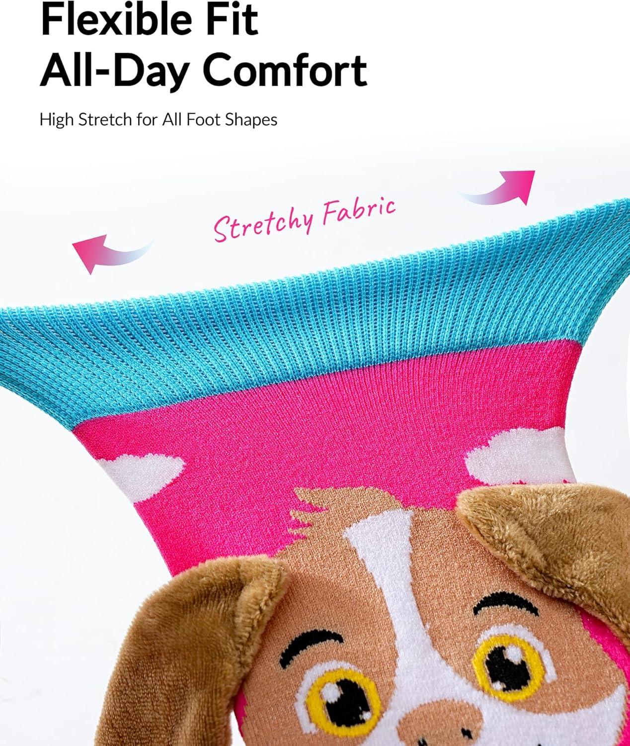 image:imageMoyel Crazy Socks for Kids Girls Animal Knee High Silly Funny Wacky Novelty Animals Gifts SockDog