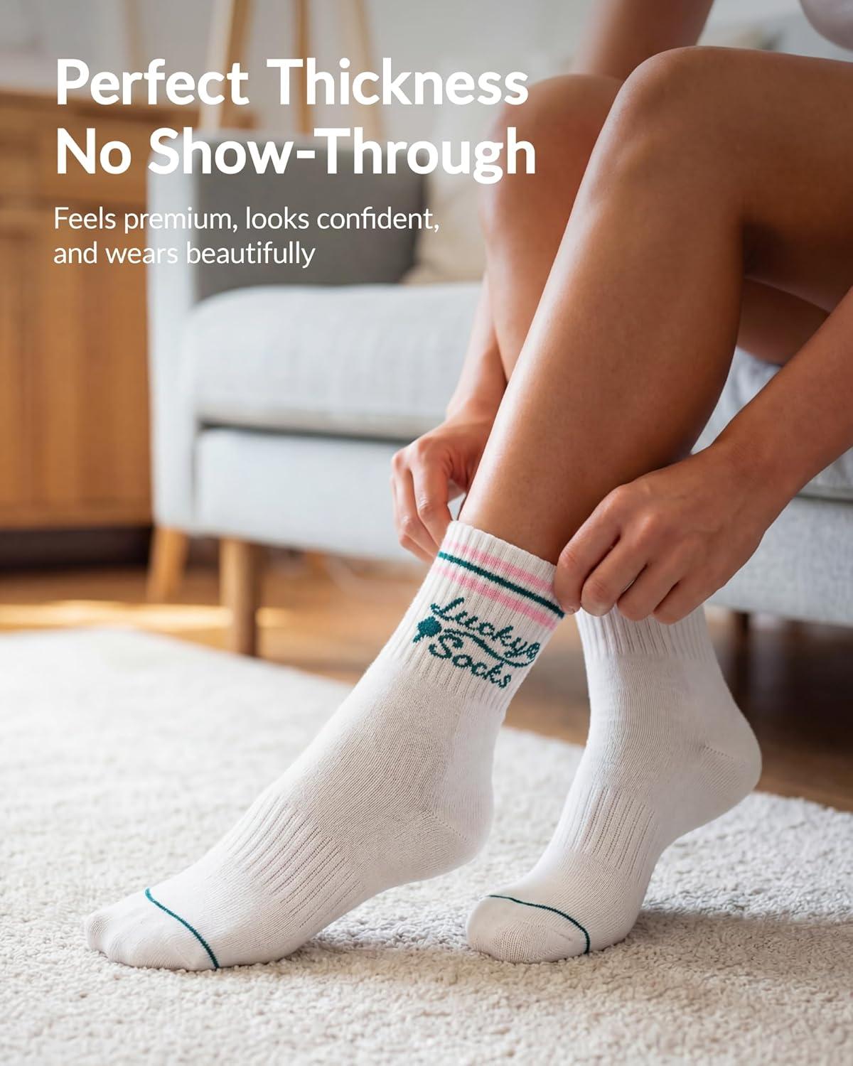 image:imageMoyel Funny Animal Socks for Women Dachshund Turtle Gifts for Women Teen GirlsWhite Lucky Pickleball
