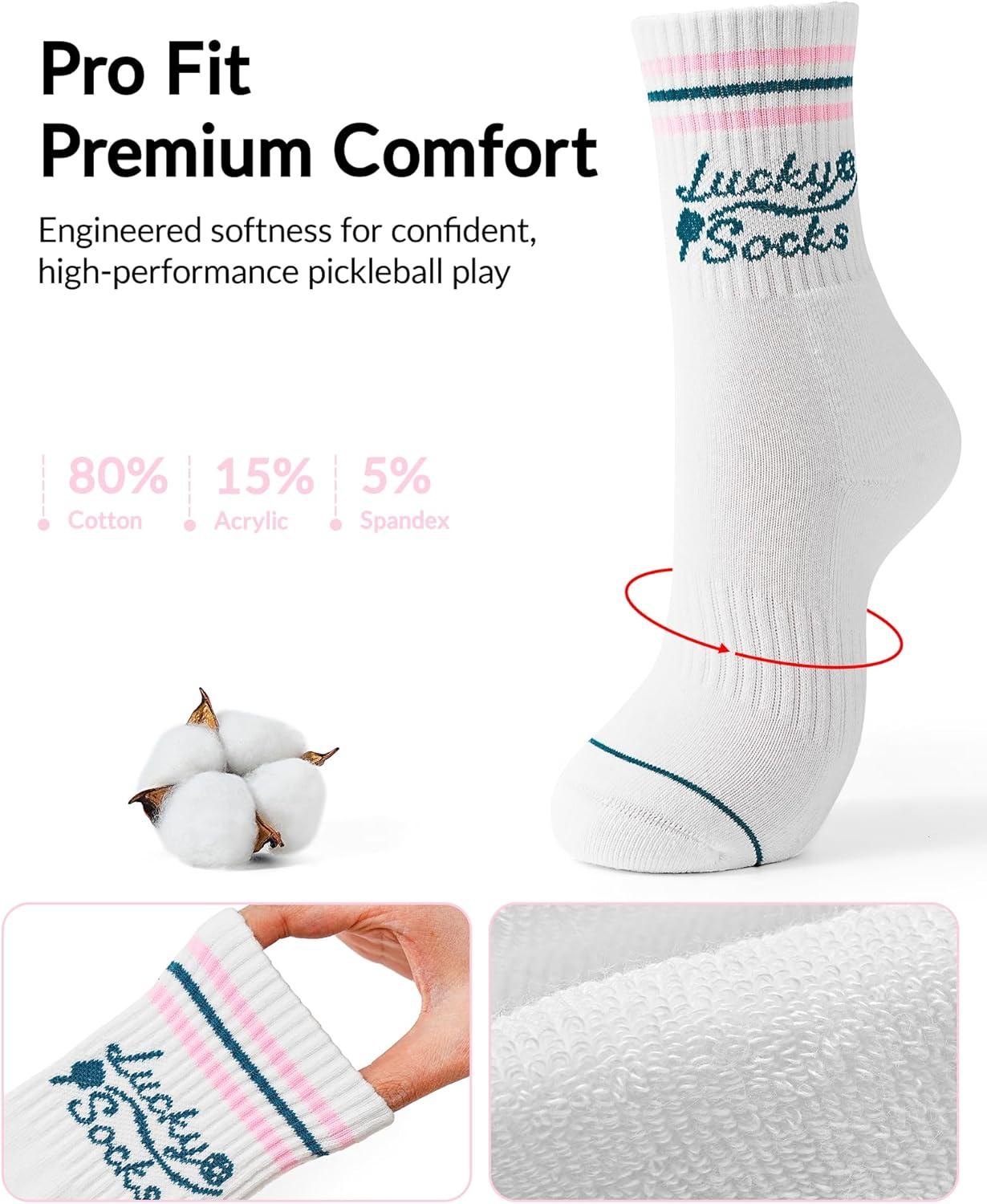 image:imageMoyel Funny Animal Socks for Women Dachshund Turtle Gifts for Women Teen GirlsWhite Lucky Pickleball